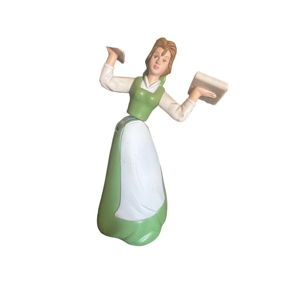 Vintage 2002 Mcdonald's Beauty and the Beast Belle Happy Meal Toy 4.5"